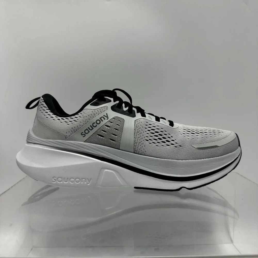 Brand New Saucony Guide 18 Cloud/Black Grey Running Shoe S20998-160 Men's Size 8